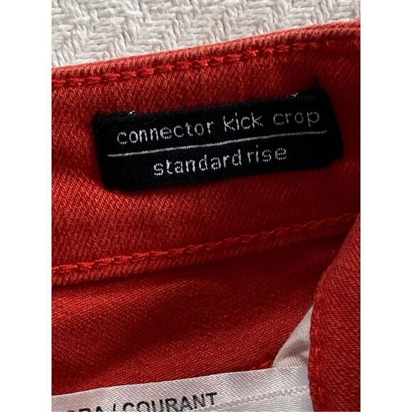 SANCTUARY DENIM SIZE 24/00 Connector Kick Copped Jean in Pomegranate - Picture 5 of 9